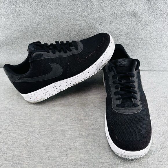 NIKE AIR FORCE 1 - DC4831-003  Men's Black Crater Flyknit  Sneakers Size 13 B15 - Picture 1 of 13